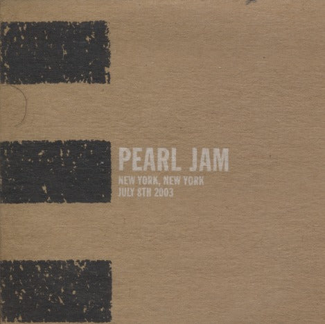 Pearl Jam: New York, NY: July 8th 2003 Incomplete 2-Disc Set