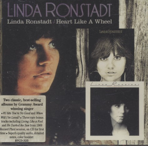 Linda Ronstadt: Linda Ronstadt / Heart Like A Wheel Australia w/ Hype Sticker