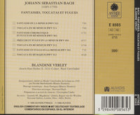 Blandine Verlet: Johann Sebastian Bach: Fantaisies, Toccatas & Fugues