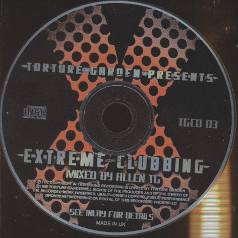 Allen TG: Extreme Clubbing w/ No Artwork - NeverDieMedia