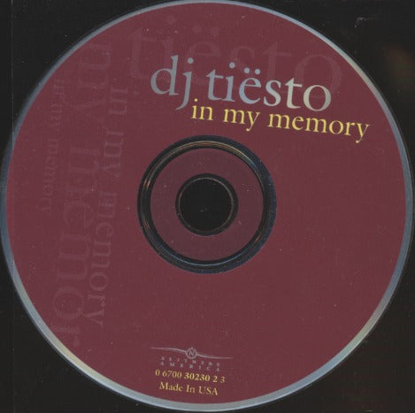 DJ Tiesto: In My Memory w/ No Artwork - NeverDieMedia