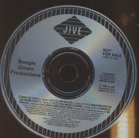 Boogie Down Productions: Ghetto Music: The Blueprint Of Hip Hop 6-Track Promo w/ Front Artwork