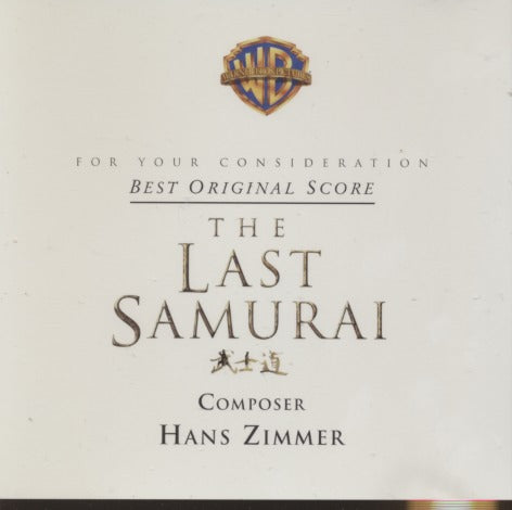 The Last Samurai: Best Original Score 11-Track FYC w/ Front Artwork