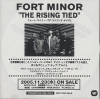 Fort Minor: The Rising Tied 3-Track Japan Promo w/ Front Artwork