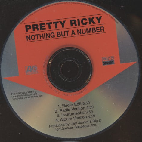 Pretty Ricky: Nothing But A Number 4-Track Promo w/ No Artwork