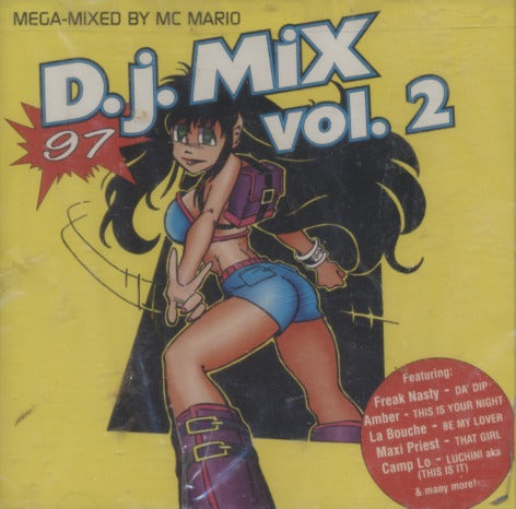 MC Mario: D.J. Mix '97 Vol. 2 w/ Hype Sticker & Cracked Case