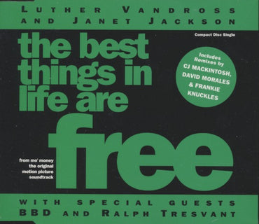 Luther Vandross & Janet Jackson: The Best Things In Life Are Free 3-Track Maxi-Single