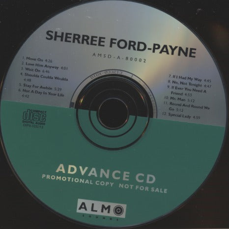 Sherree Ford-Payne: Sherree Ford-Payne Advance Promo w/ Back Artwork