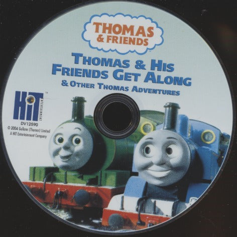 Thomas & Friends: Thomas & His Friends Get Along & Other Thomas Adventures w/ No Artwork - NeverDieMedia
