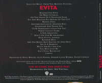 Evita: Original Motion Picture Cast: Selected Music From The Motion Picture 19-Track Promo