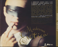 Madonna: Erotica 3-Track Promo w/ Back Artwork