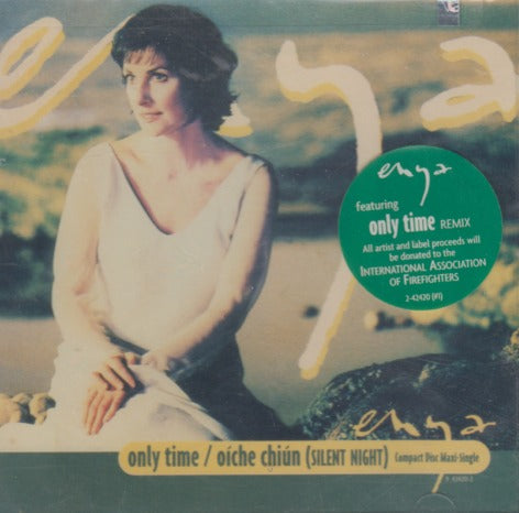 Enya: Only Time / Oiche Chiun: Silent Night 3-Track Maxi-Single w/ Hype Sticker & Saw Mark