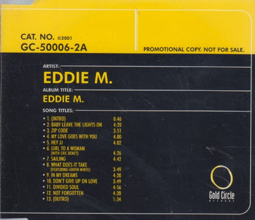 Eddie M.: Eddie M. 13-Track Advance Promo