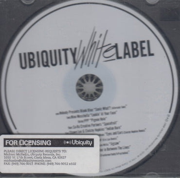 Ubiquity: White Label Exclusives 10-Track Promo w/ Hype Stickers