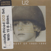 U2: The Best Of 1980-1990 Limited Promo Stamped 2-Disc Set w/ Hype Sticker