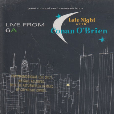 Late Night With Conan O'Brien: Live From 6A Promo Stamped
