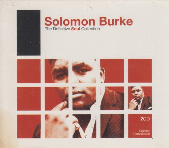 Solomon Burke: The Definitive Soul Collection 2-Disc Set Promo Stamped w/ Case Slip