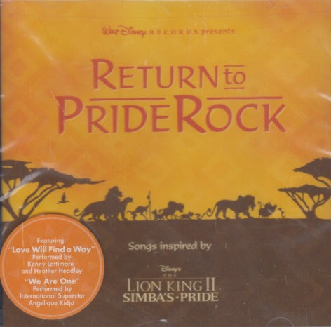 Return To Pride Rock: Songs Inspired By Disney's The Lion King II: Simba's Pride w/ Hype Sticker