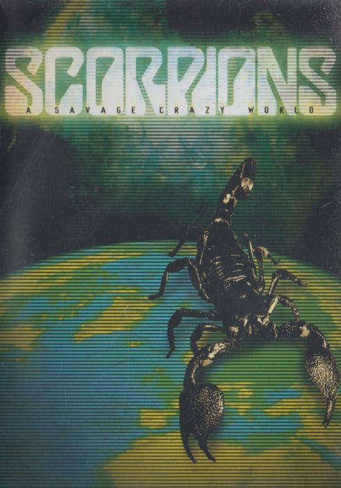 Scorpions: A Savage Crazy World w/ Booklet & Writing on Artwork