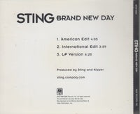 Sting: Brand New Day 3-Track Promo w/ Back Artwork