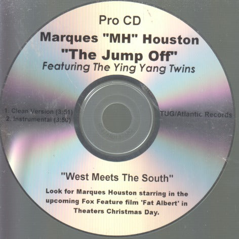 Marques MH Houston: The Jump Off 2-Track Promo w/ No Artwork