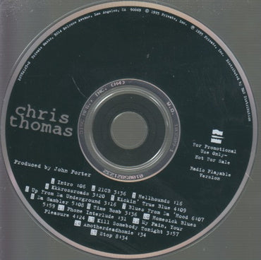 Chris Thomas: 21st Century Blues...From Da' Hood Promo Stamped