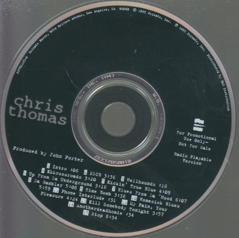 Chris Thomas: 21st Century Blues...From Da' Hood Promo Stamped
