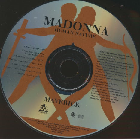 Madonna: Human Nature 7-Track Promo w/ Back Artwork