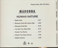 Madonna: Human Nature 7-Track Promo w/ Back Artwork