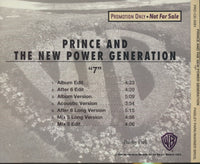 Prince And The New Power Generation: 7 7-Track Promo w/ Back Artwork