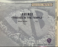 Prince: Thieves In The Temple 1-Track Promo w/ Back Artwork