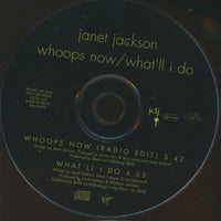 Janet Jackson: Whoops Now / What'll I Do w/ Hype Sticker & No Artwork