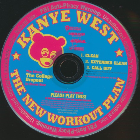 Kanye West: The New Workout Plan 3-Track Promo w/ No Artwork - NeverDieMedia