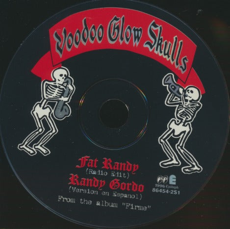 Voodoo Glow Skulls: Fat Randy / Randy Gordo 2-Track Promo w/ No Artwork