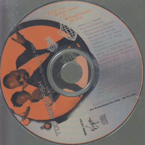 Frankie Knuckles: Too Many Fish 3-Track Promo w/ Back Artwork