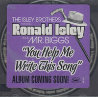 Ronald Isley: You Help Me Write This Song 3-Track Promo w/ Hype Sticker & Cracked Case
