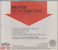 Rupee: Do The Damn Thing 4-Track w/ Hype Sticker