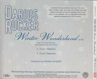 Darius Rucker: Winter Wonderland 3-Track Promo w/ Back Artwork
