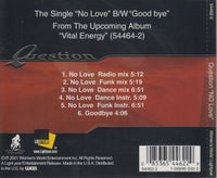 Question: No Love 6-Track Maxi-Single