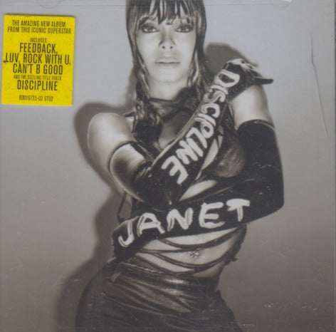 Janet Jackson: Discipline w/ Hype Sticker & Cracked Case