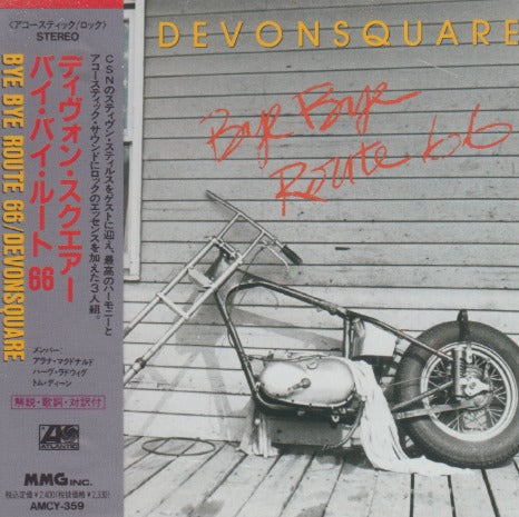 Devonsquare: Bye Bye Route 66 Japan Promo w/ Lyric Sheet & OBI Strip