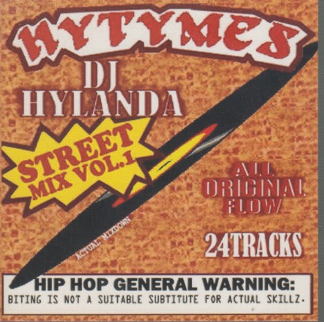 DJ Hylanda: Hytymes: Street Mix Vol. 1 24-Track Promo w/ Front Artwork