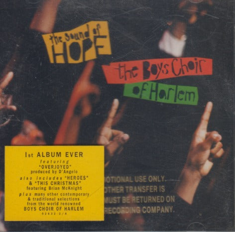 The Boys Choir Of Harlem: The Sound Of Hope Promo Stamped w/ Hype Sticker