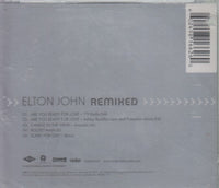 Elton John: Remixed EP w/ Hype Sticker, Cracked Case & Drill Hole