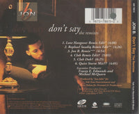 Jon B.: Don't Say: The Remixes 6-Track Maxi-Single