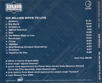 Dub Pistols: Six Million Ways To Live 12-Track Promo w/ Back Artwork