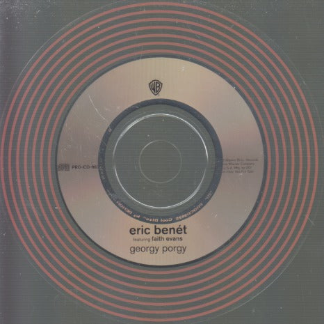 Eric Benet: Georgy Porgy 3-Track Promo w/ Back Artwork