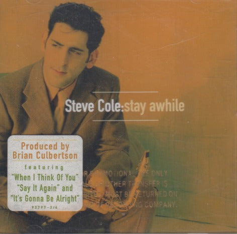 Steve Cole: Stay Awhile Promo Stamped w/ Hype Sticker