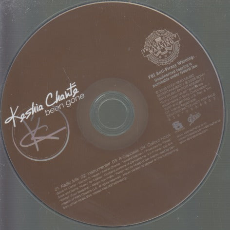 Keshia Chante: Been Gone 4-Track Promo w/ No Artwork