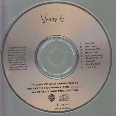Vanity 6: Vanity 6 w/ No Artwork